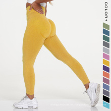 Nuevas leggings sin costuras para mujeres entrenando gimnasio legging de cintura alta pantalones de yoga de fitness boot booty leggings deportivos